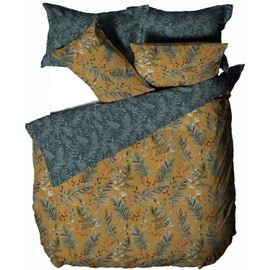 furn. Mazari Duvet Cover Set, Mustard, Single