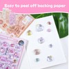 JOOTUEPO 3D Sticker Set with Cute Pink Bunny Designs, 3