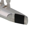 Yibuy Silver #7 Alto Saxophone Mouthpiece with Cap Ligature E