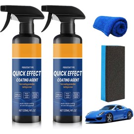 Car Quick Coating Spray, 2-Pack, Advanced Paint Protection, Vehicle Detailing Shine