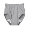 Gunze HWC131 Incontinence Briefs (Front Opening) Gray Heathered Size M