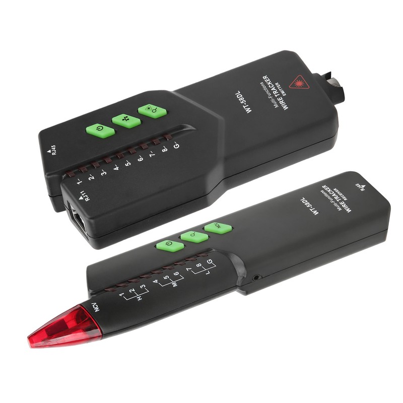 WT58DL 0300m Network Cable Tester AntiInterference Noiseless POE Multifunctional Wire