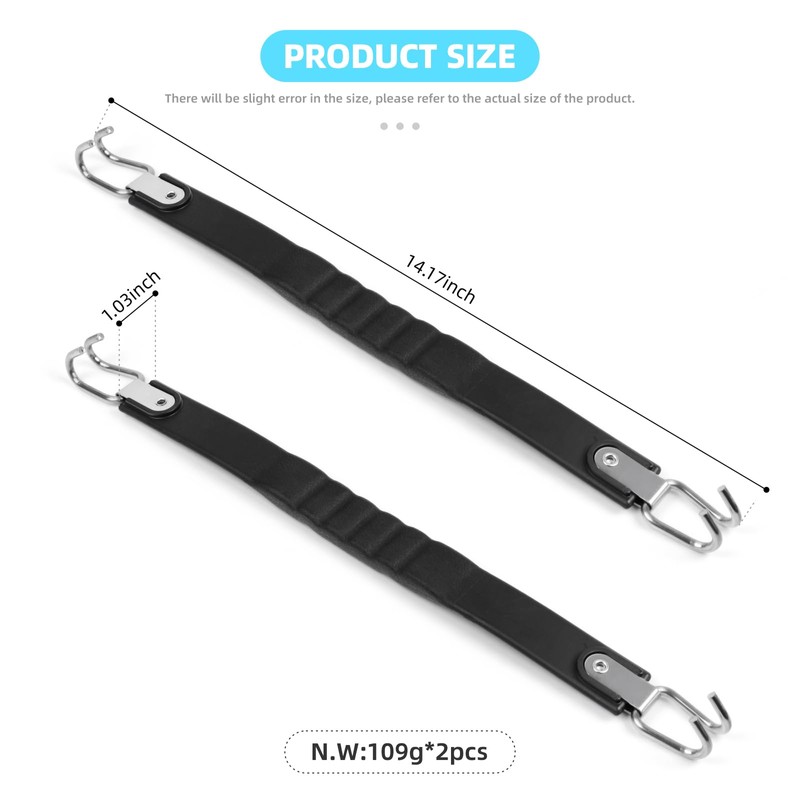 DIYOLFALL 2Pcs Golf Cart Battery Lifting Strap Fit Trojan Golf