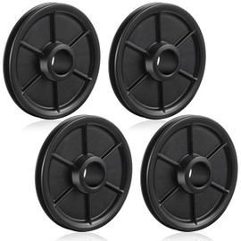 Wonderjune 4 Pcs 144C56 Belt Drive Garage Door Idler Pulley Opener Parts Chain Cable Compatible with Chamberlain Garage Door Accessories Compatible with Liftmaster