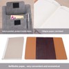Refillable Lined Leather Journal Notebook, A5 Size Hardcover Journal Notebook