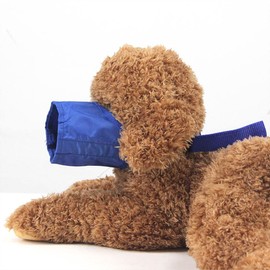 Ateliepets Soft Muzzle for Small Dogs, Puppy Muzzle for Grooming, Stop Biting Barking and Chewing - 5 Colors, 5 Sizes (Blue, Small)