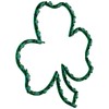 Lighted St. Patrick's Day Irish Shamrock Window Silhouette - 17"