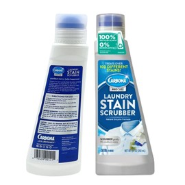 Laundry Stain Remover Power Bundle by Boombaloom!: Two - Carbona Laundry Stain Scrubber 8.4 oz each & Microfiber Towel, Ideal for Clothes, Baby & Laundry Stains (color may vary)