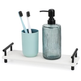 Segbeauty Instant Dry Sink Organiser, Bathroom Tray, Instant Dry Diatomaceous Earth Sink Caddy, Kitchen Sink Organiser, Quick-Drying Drying Mat for Placing Toothbrushes