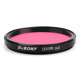 SVBONY Filter UV IR Cut Block Filter for Astronomical Telescope, Infrared Filter, CCD Camera, Telescope UV Filter for DSLR Camera, 2 Inch Thread
