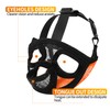 Short Snout Dog Muzzle - Adjustable Breathable Mesh Bulldog Muzzle,
