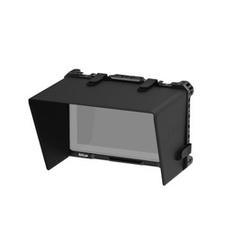 Nitze JT-OE02B Cage for OSEE G7 Pro 7 Inch Monitor, Monitor Cage with PU Leather Sun Canopy, Integrated Double NATO Rails and Cold Protection Shoes