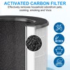 Tailulu 2 Packs D09 Air Purifier Replacement Filter, 3-in-1 True