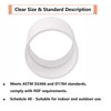 4" PVC Pipe Coupling Adapter Pipe Fittings (Socket x Socket)