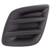 TRQ Front Left Fog Light Hole Cover Black Drivers Side