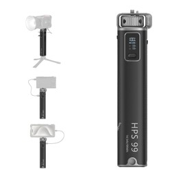 SMALLRIG 99Wh/6800mAh Battery Grip, with PD100W Fast Charging, D-TAP, 2 USB-C Ports, Power Handle for Sony FX3/FX30/ZV-E10 Cameras, Battery Handle for GoPro Hero 13/12/11/10/9, for Lights, Vlogging