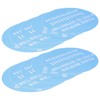 2 Sets Warning Wall Sticker Public Places Warning Sign for