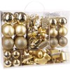 Brubaker 77-piece set Christmas tree decorations with baubles, stars, boots,