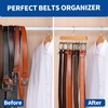 ELONG HOME Belt Hanger for Closet, 2 Pack Closet Organizers