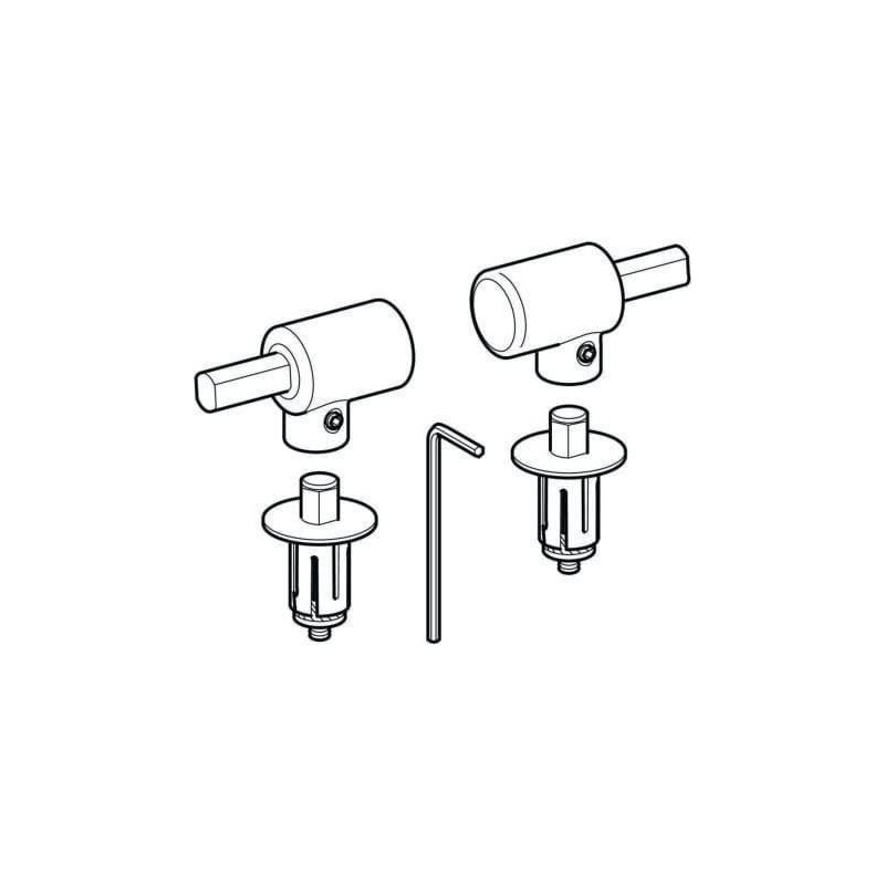 Keramag - 1 pair of hinges for toilet seat 575950
