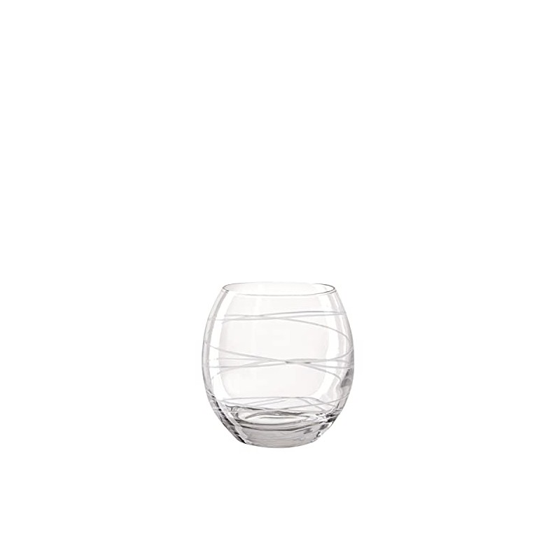 Drinking Glass Circle 390 ml White