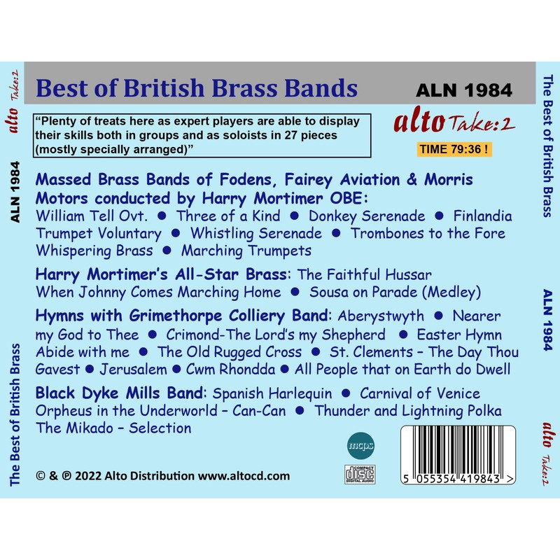 Very Best of British Brass Bands. Mortimer.