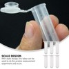 Baluue 5ml Tubes, Microcentrifuge Graduated Tube with, Polypropylene Small Sample