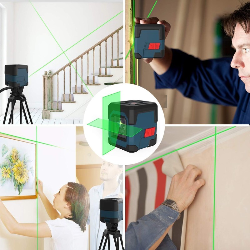 Laser Level, RockSeed Cross Line Laser with Self-Leveling, Vertical and