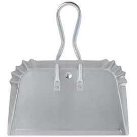 Quickie 428 Aluminum Dustpan 17” Heavy Duty Precision Edge for Outdoor/Indoor