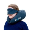 Yogibo Neck Pillow, X Logo, Polyester, Travel, Navy Blue