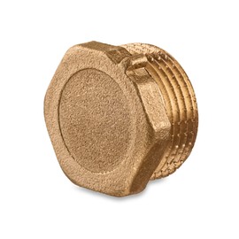 Pipe Cap 3/4" Male - Brass Pipe Cap NPT 0,75 inch Male Stop Valve Cap