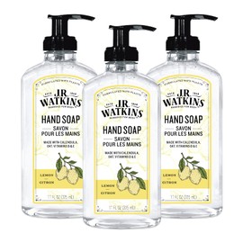 J.R. Watkins Gel Hand Soap, 3 Pack of 11 Fl Oz, Lemon