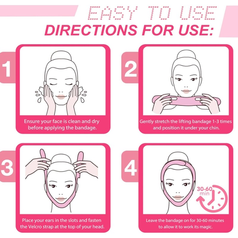Chin Lift Mask,Double Chin Reducer for Women,Anti Aging Chin