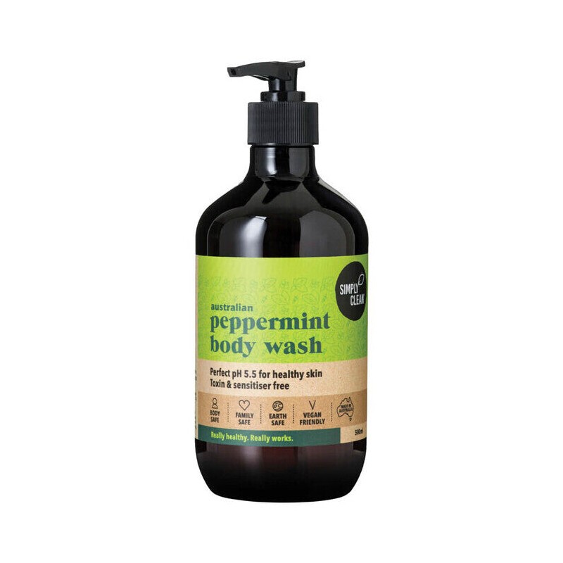 Simply Clean Body Wash - Peppermint, 1L