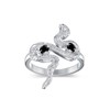MONGAS Snake Ring 925 Sterling Silver Snake Rings for Women