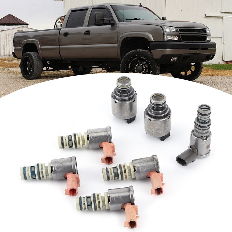 7pcs Shift Solenoid Kit SOL1000KDF Fit for Gm 19992005 5