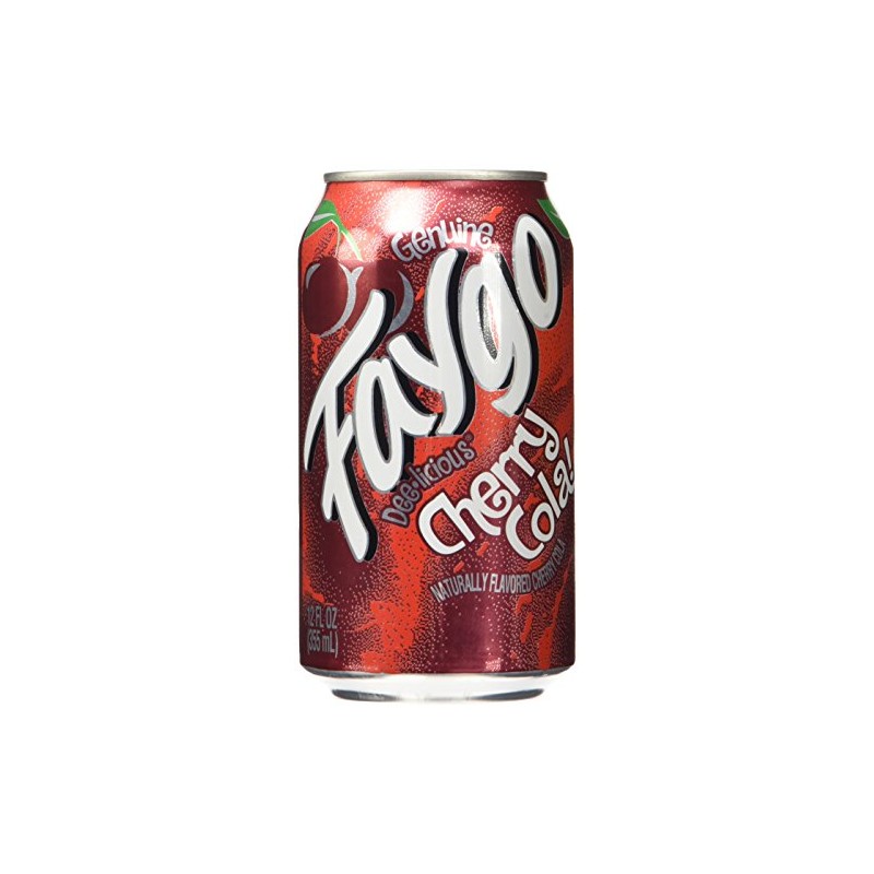 Faygo cherry cola soda pop, 12-oz. 12-pack cans