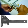Woodworking Scribing Ruler Aluminum Alloy TType Scriber Carpentry Measuring Marking