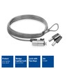ACT Laptop Lock Security Cable 2m, Keyed Cable, Wedge Slot