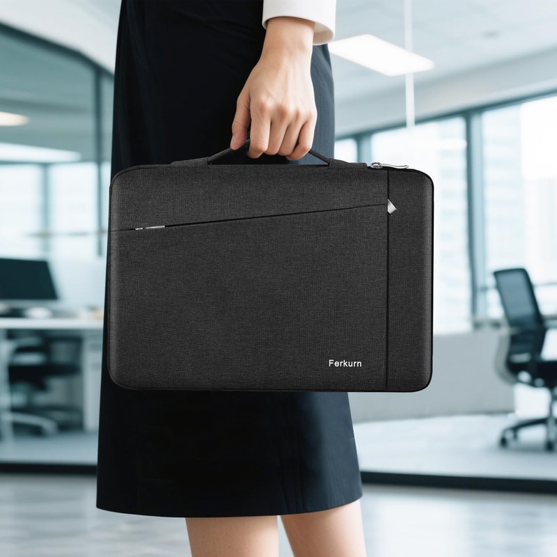 Ferkurn Laptop PC Sleeve Case For 13-/13.3-/13.5-/13.6-inch Laptops, Compatible With