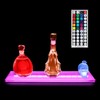 Kipokalor LED Lighted Liquor Bottle Display Shelf, 24inch LED Bar