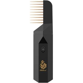 Portable Arabian Rechargeable USB Incense Burner Electric Aromatherapy Machine, Electric Incense Burner Handheld Portable Hair Incense Burner Muslim Ramadan Aroma Diffuser for Car and Home - Color: Black