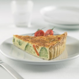 Lékué CLASSIC QUICHE, Quiche-Form, 28 cm, schwarz, LKE, Silikon, Standard