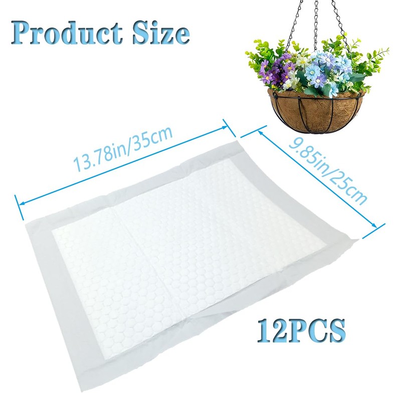 Self Watering Liners for Hanging Plants Basket,10 X 14” Plant