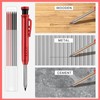 40 PCS Solid Carpenter Pencils Kit, Including 2 pcs Deep