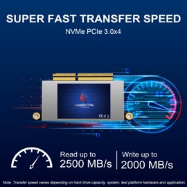 GAMERKING (Original Interface 256GB SSD for MacBook Pro A1708 2016-2017 No Touchbar, M.2 NVMe PCIe Gen3x4 3D NAND TLC High Performance Replacement SSD for Upgrade Speed & Storage, macOS Preinstalled