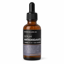 30 ml Sérum Facial Antioxidante PRO para Hombre con Vitamina C y Ácido Hialurónico vegetal | Hidratación, Firmeza y Piel Saludable