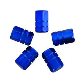 Carpoint 2216006 Valve Caps Piston - Blue (5 Pieces)