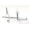 White 3/16" Blind Pop Rivets Aluminum Large Head with Steel