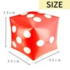 RERACO Jumbo Large Large Game Vinyl Soft Dice Set of